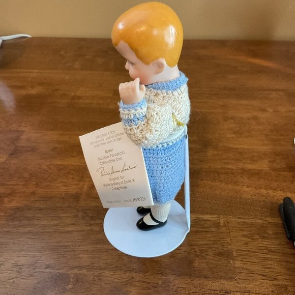 Patricia Loveless Miniature Porcelain Doll 'Buster' - Picture 5 of 8